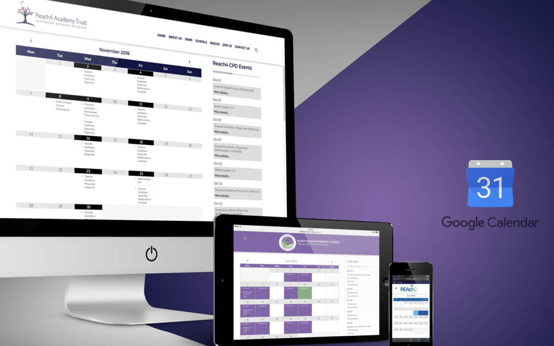 Styled Google Calendar