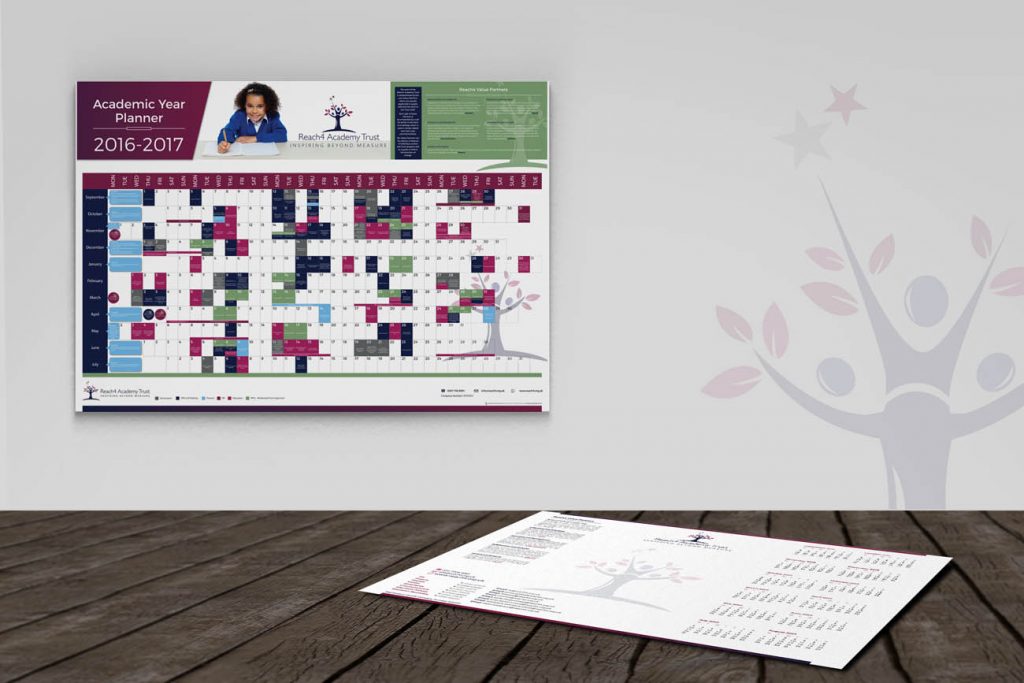 Academic Year Wall Planner