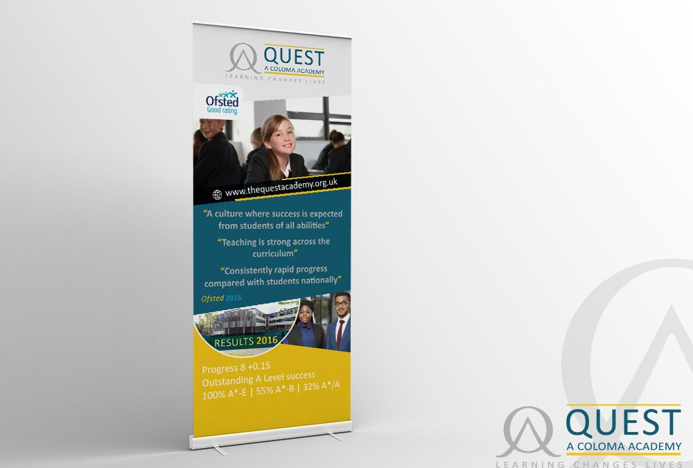 SECONDARY SCHOOL ROLLER BANNER