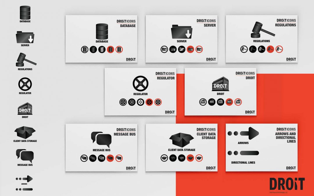 FINANCIAL TECH COMPANY BRANDING ICONS