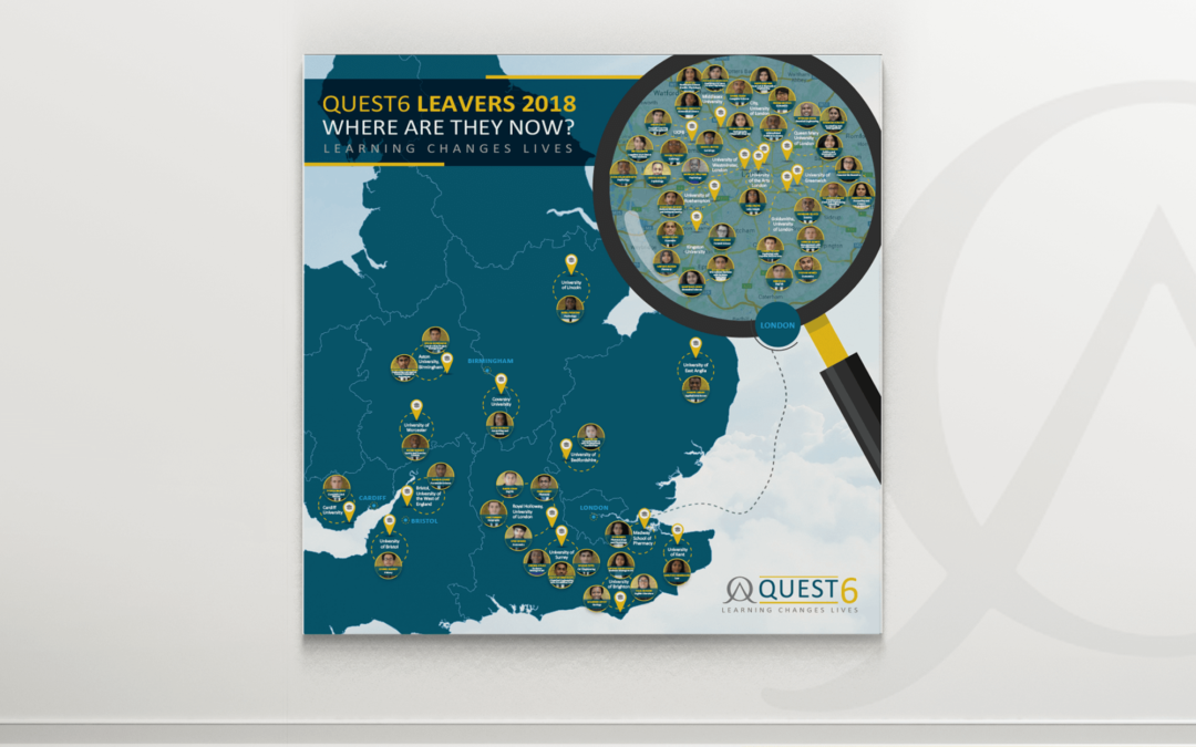 ACADEMY SIXTH FORM DESTINATIONS MAP