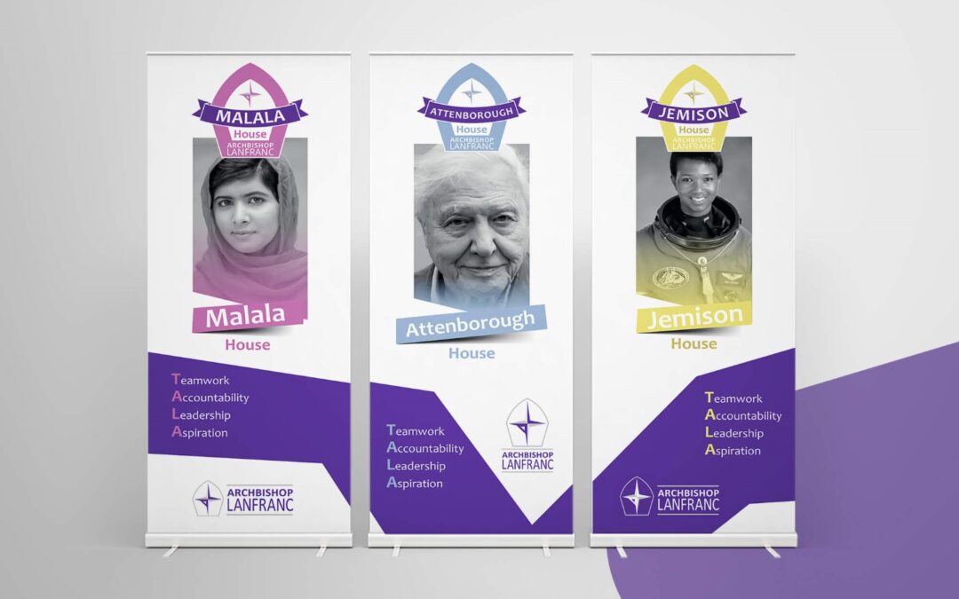 DESIGN OF HOUSE LOGOS AND BANNERS